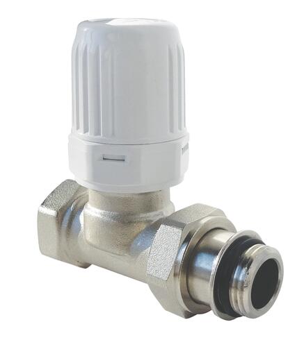 Robinet thermostatisable pour radiateur - Type droit Somatherm